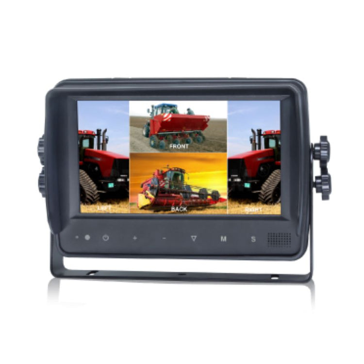 Sistema de camara con IA de advertencia y prevención de colisionesde peatones para montacargas